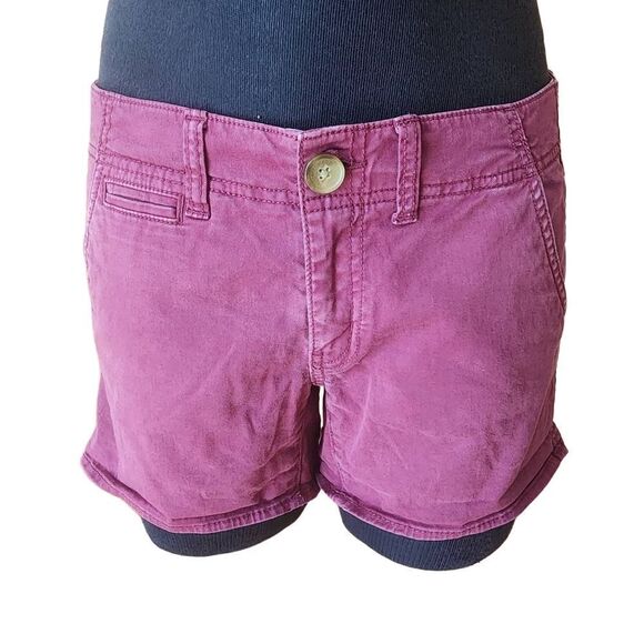 American Eagle Outfitters Red Shortie Shorts (6) - Picture 2 of 5